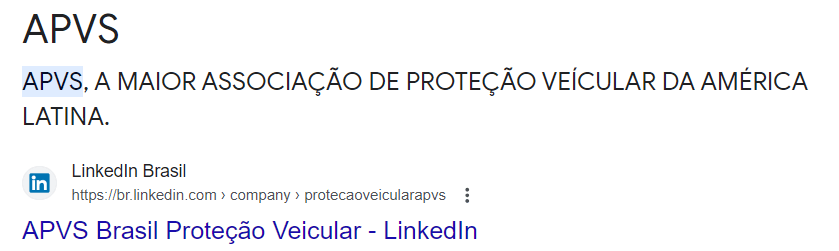 apvs seguros e confiável